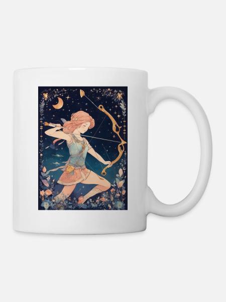 Sternzeichen Schütze - Tasse - Weiß