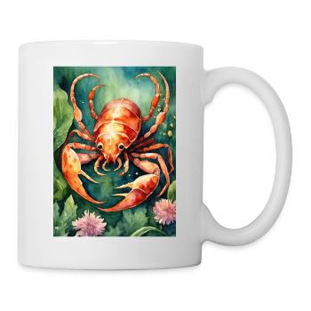 Sternzeichen Skorpion - Tasse - Weiß - Rechts