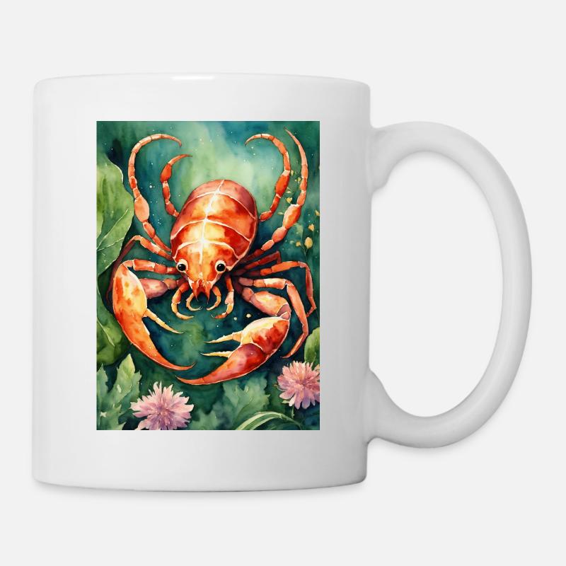 Sternzeichen Skorpion - Tasse - Weiß