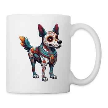 La Catrina/ Tattoo / Mexico / Animal / Dog - Mug - white - Right