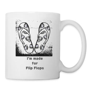 Vacation mood - I'm made for Flip Flops - Tasse - Weiß - Rechts