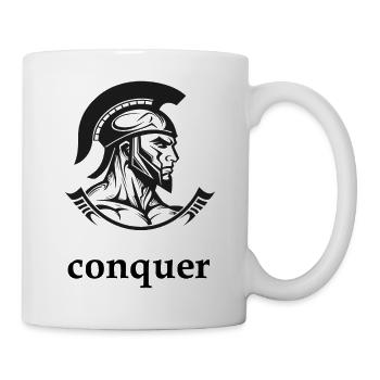 Conquérir Spartan - Mug blanc - blanc - Droite