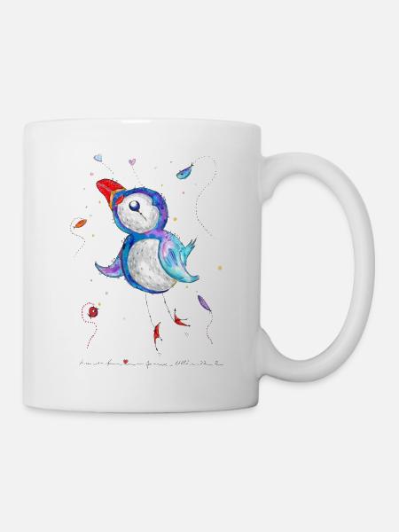 Macareux de bonne humeur - Mug blanc - blanc