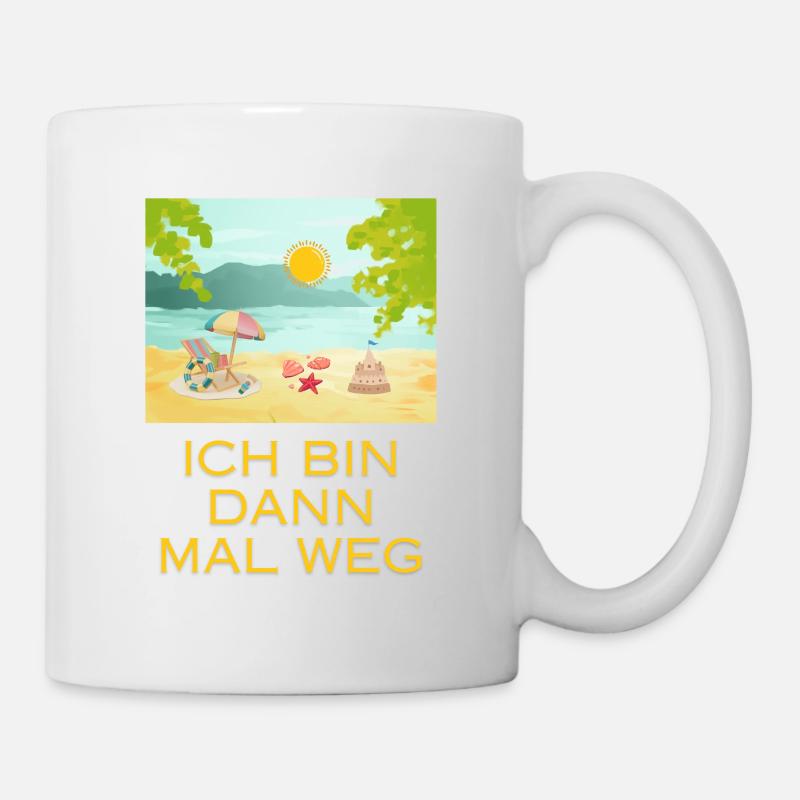 Ich bin dann mal weg - Tasse - Weiß