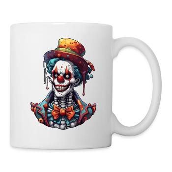 Clown d’horreur / Cirque / Drôle / Spectacle / Halloween - Mug blanc - blanc - Droite