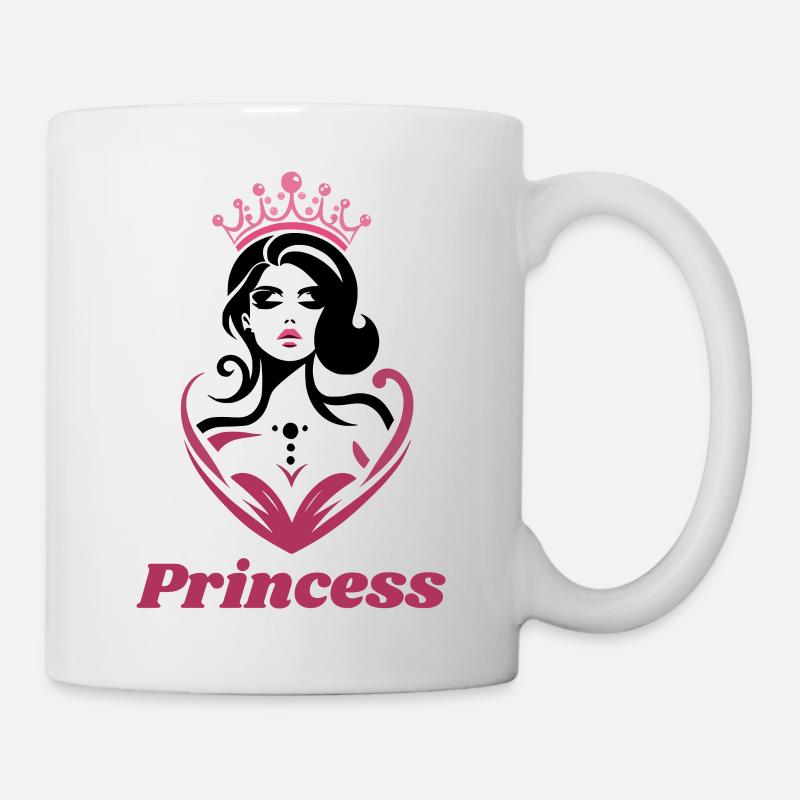 Prinzessin - Tasse - Weiß