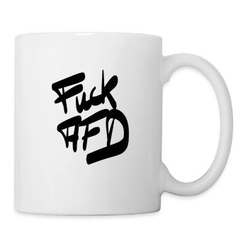 Fuck AFD - Tasse - Weiß - Rechts