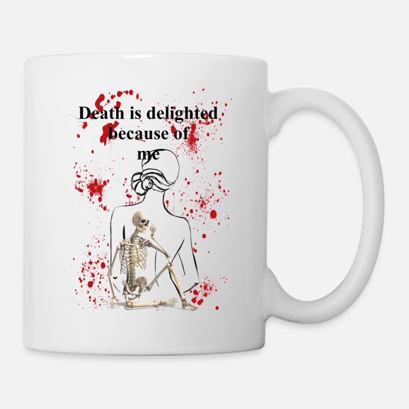 deathdealighted - Tasse - Weiß