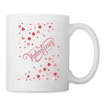 Happy Valentine's Day: A Design for Love - Mug - white - Right