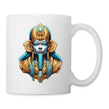 Egypte / Pharaon / Momies / Hiéroglyphes / Sphinx - Mug blanc - blanc - Droite