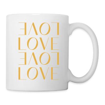 Love - Tasse - Weiß - Rechts