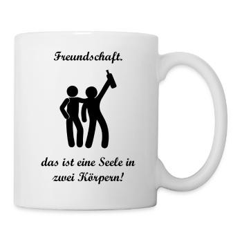 Freundschaft - Tasse - Weiß - Rechts