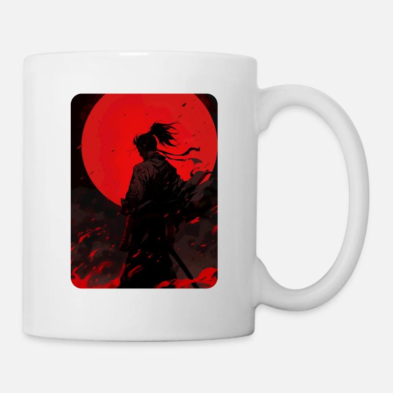 Blood Moon Samurai - Mug - white