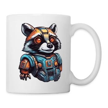 Robot Animal / AI / Mechanized Animals / Comic - Mug - white - Right