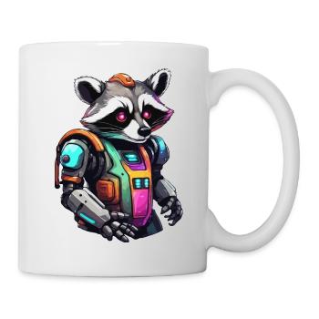 Robot Animal / AI / Mechanized Animals / Comic - Mug - white - Right