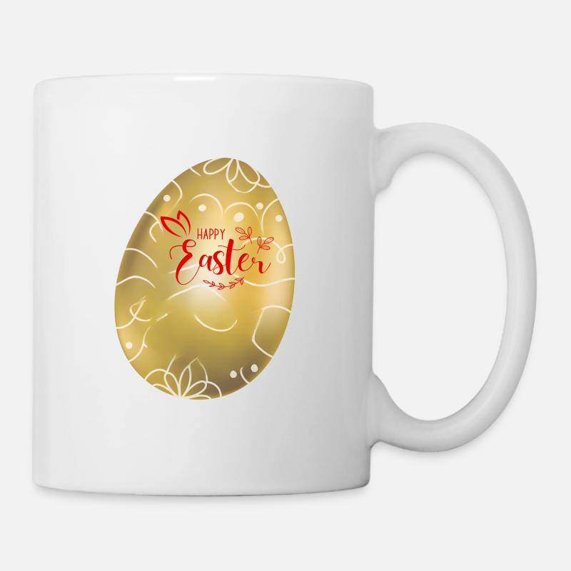 Ostergrüsse - Tasse - Weiß