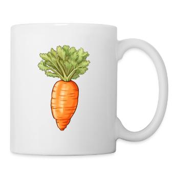 Carotte ou carotte - Mug blanc - blanc - Droite