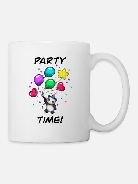 Party Time! - Tasse - Weiß