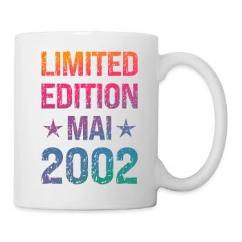 Fête d’anniversaire en édition limitée Vintage 2002 - Mug blanc - blanc - Droite