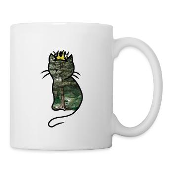 Cat Forest Queen Fantasy Cats Fairy Tale Character - Mug - white - Right