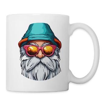 Gartenzwerg / Märchenland / Kobold / Gnom / Logo - Tasse - Weiß - Rechts