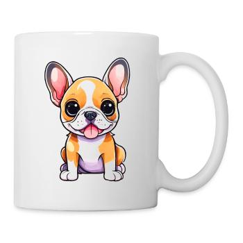 Cute French Bulldog Puppy - Mug - white - Right