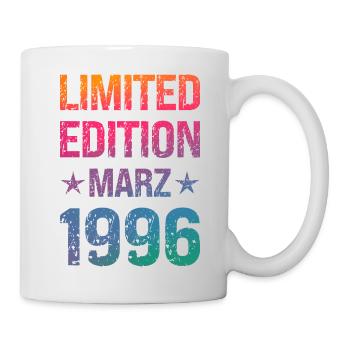 Fête d'anniversaire en édition limitée Vintage 1996 - Mug blanc - blanc - Droite