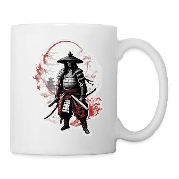 Samurai / Japanisch / Harakiri / Katana / Mann - Tasse - Weiß - Rechts