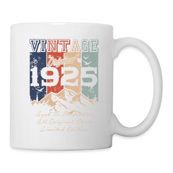 Millésime 1925 légendaire - Mug blanc - blanc - Droite