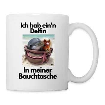 Malle Deflin Bauchtasche 3 - Tasse - Weiß - Rechts