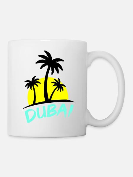 dubai - Tasse - Weiß