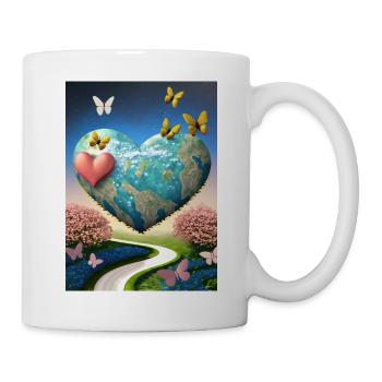 Notre Terre - Mug blanc - blanc - Droite
