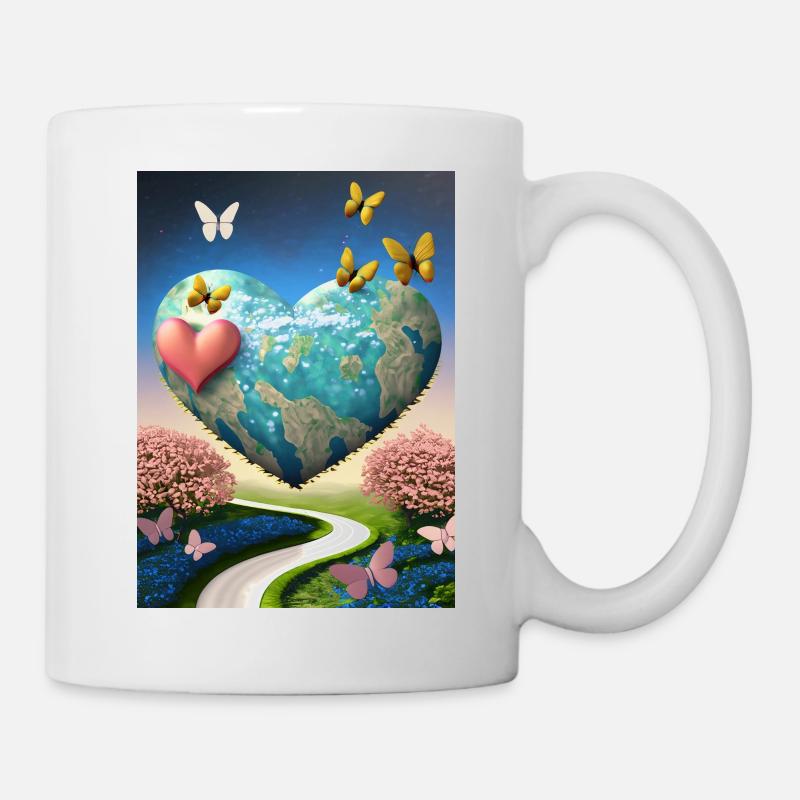 Unsere Erde - Tasse - Weiß