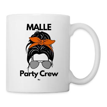 Malle MALLE Partycrew 4 - Tasse - Weiß - Rechts
