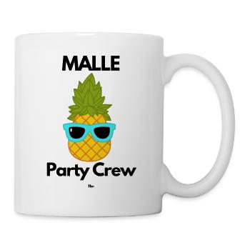 Malle MALLE Partycrew 2 - Tasse - Weiß - Rechts