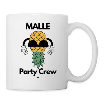 Malle MALLE Partycrew 5 - Tasse - Weiß - Rechts
