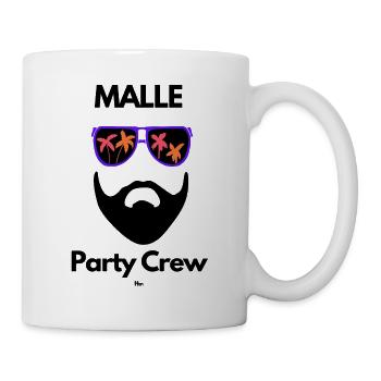 Malle MALLE Partycrew 6 - Tasse - Weiß - Rechts