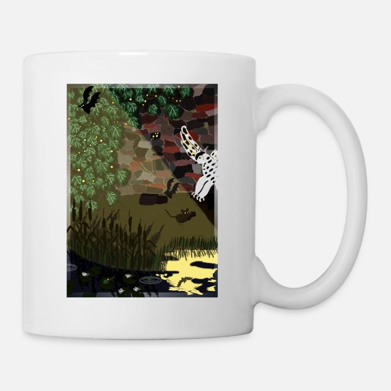 Vie de nuit - Mug blanc - blanc