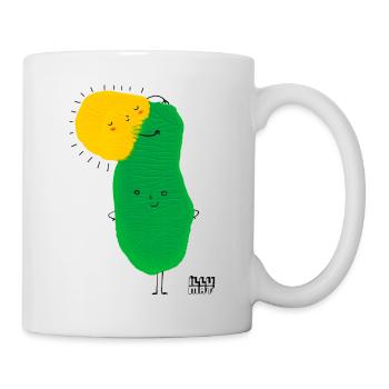 Glück - Tasse - Weiß - Rechts