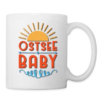 Ostsee Baby Bo Grafik - Tasse - Weiß - Rechts