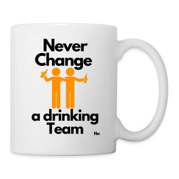 Malle Never change a drinking Team 3 - Tasse - Weiß - Rechts