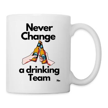 Malle Ne changez jamais une boisson Équipe 1 - Mug blanc - blanc - Droite