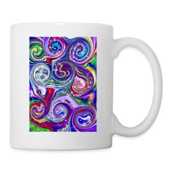 Magic Spirals - Tasse - Weiß - Rechts