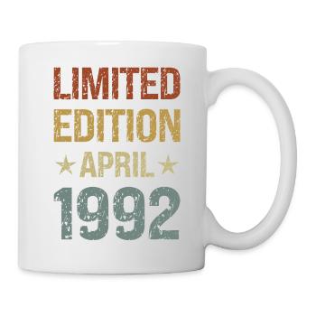 Limited Edition Geburtstag Party Jahrgang 1992 - Tasse - Weiß - Rechts
