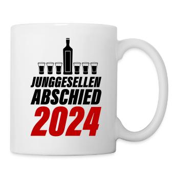Junggesellen Abschied 2024 - Tasse - Weiß - Rechts