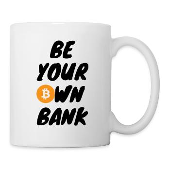 Krypto Be your own bank - Tasse - Weiß - Rechts