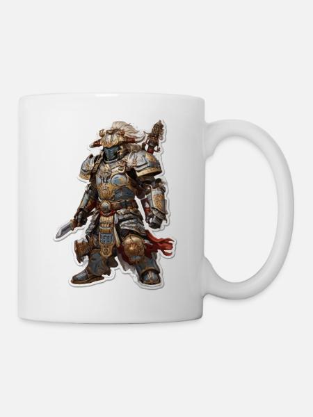 Ritter Fantasie - Tasse - Weiß