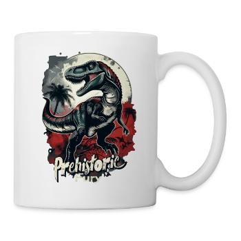 Velociraptor - Tasse - Weiß - Rechts