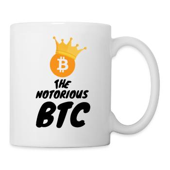 Krypto Notorious BTC 2 Bitcoin - Tasse - Weiß - Rechts