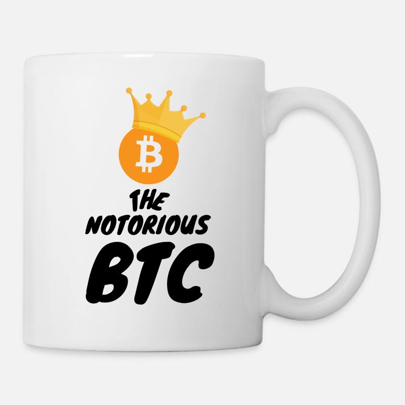 Krypto Notorious BTC 2 Bitcoin - Tasse - Weiß